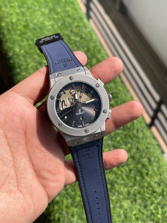 RC Hublt Luxury Skeleton-Dial Sports Watch