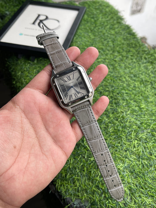 RC X Cartiier Santos-Style Square Luxury Watch