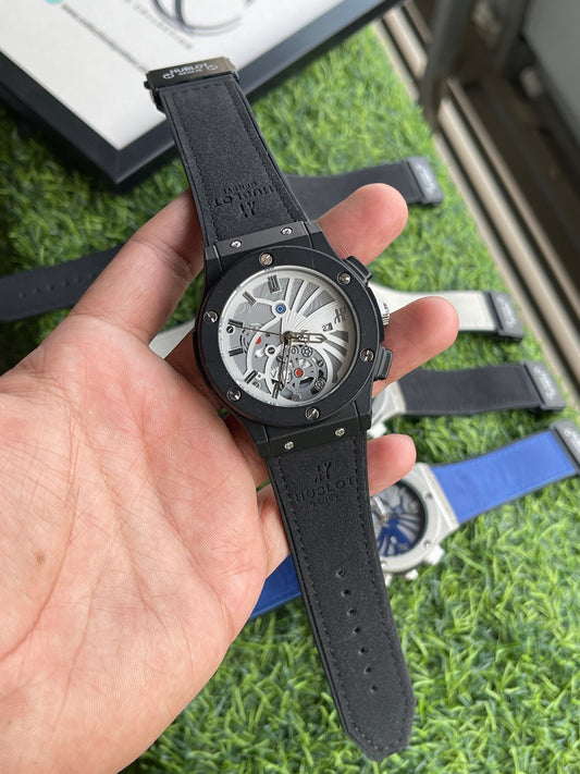 RC Hublt Black Ice Skeleton – Quartz Edition