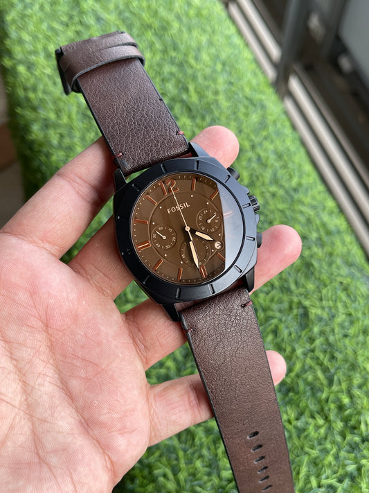 RC Fossiil Chronograph Brown Dial Men’s Watch