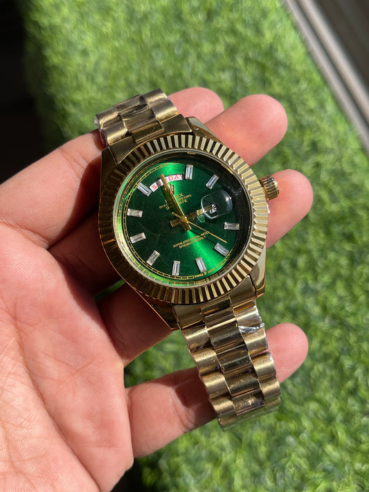 RC RLX Day-Date premium quality chain watch