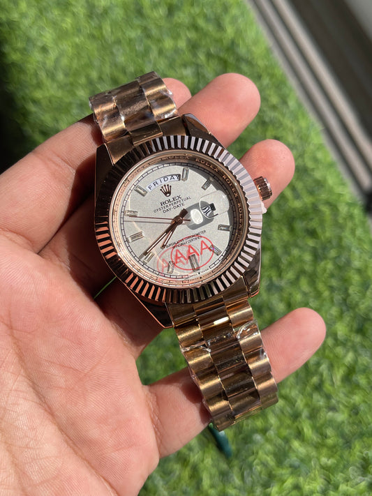 RC RLX Day-Date premium quality chain watch