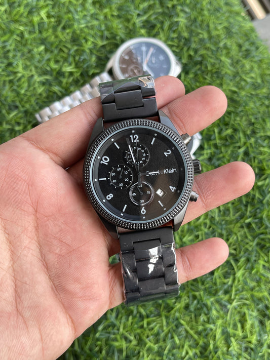 RC CK Black Chronograph Watch