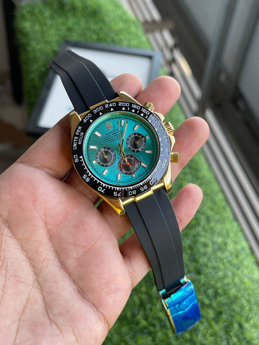 RC RLX Daytona “Tiffany Gold” Chronograph Edition