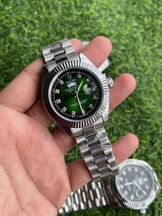 RC X RLX Datejust Diamond Edition (Green dial)
