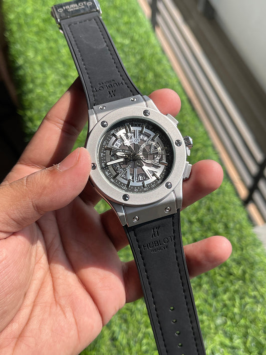 RC Hublt Luxury Skeleton-Dial Sports Watch