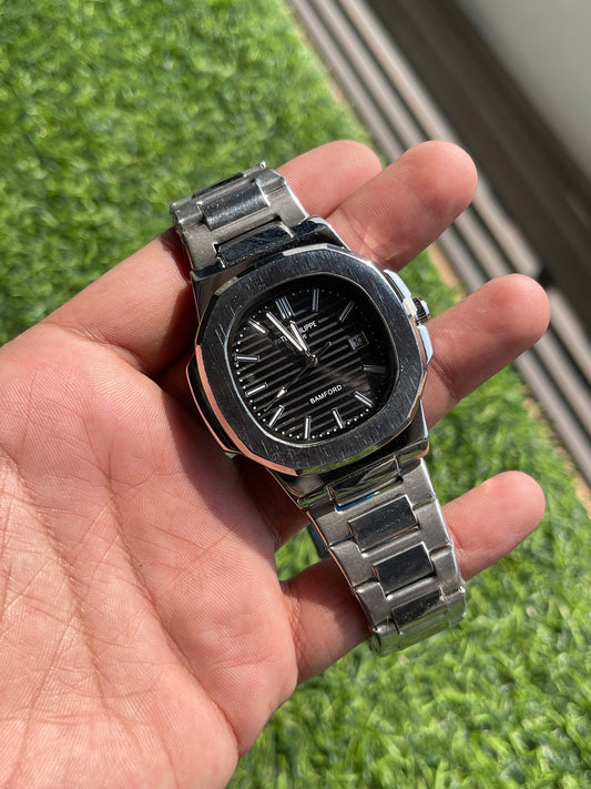 RC Patek Philiippe Nautilus – Bamford Custom Edition (Black Dial)