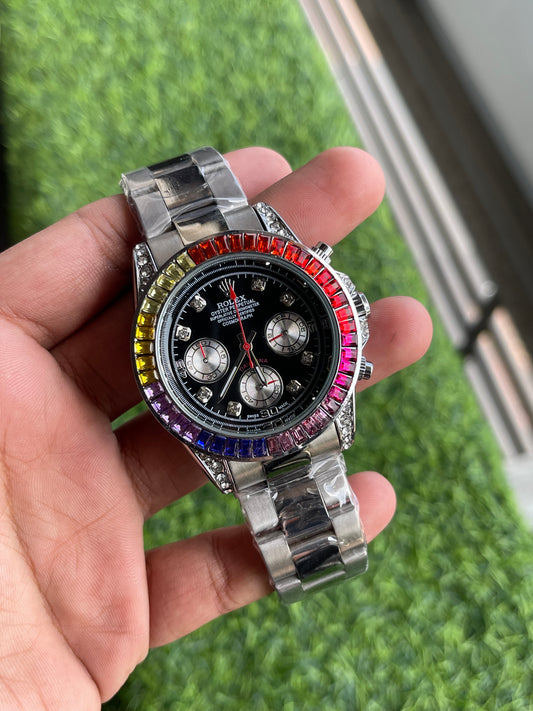 RC RLX Rainbow edition premium quality watch