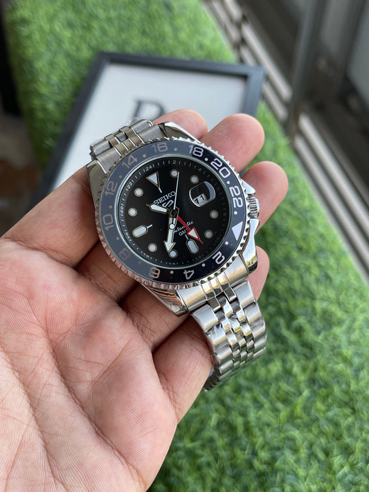 RC Seiiko Style GMT Quartz “Black Edition”