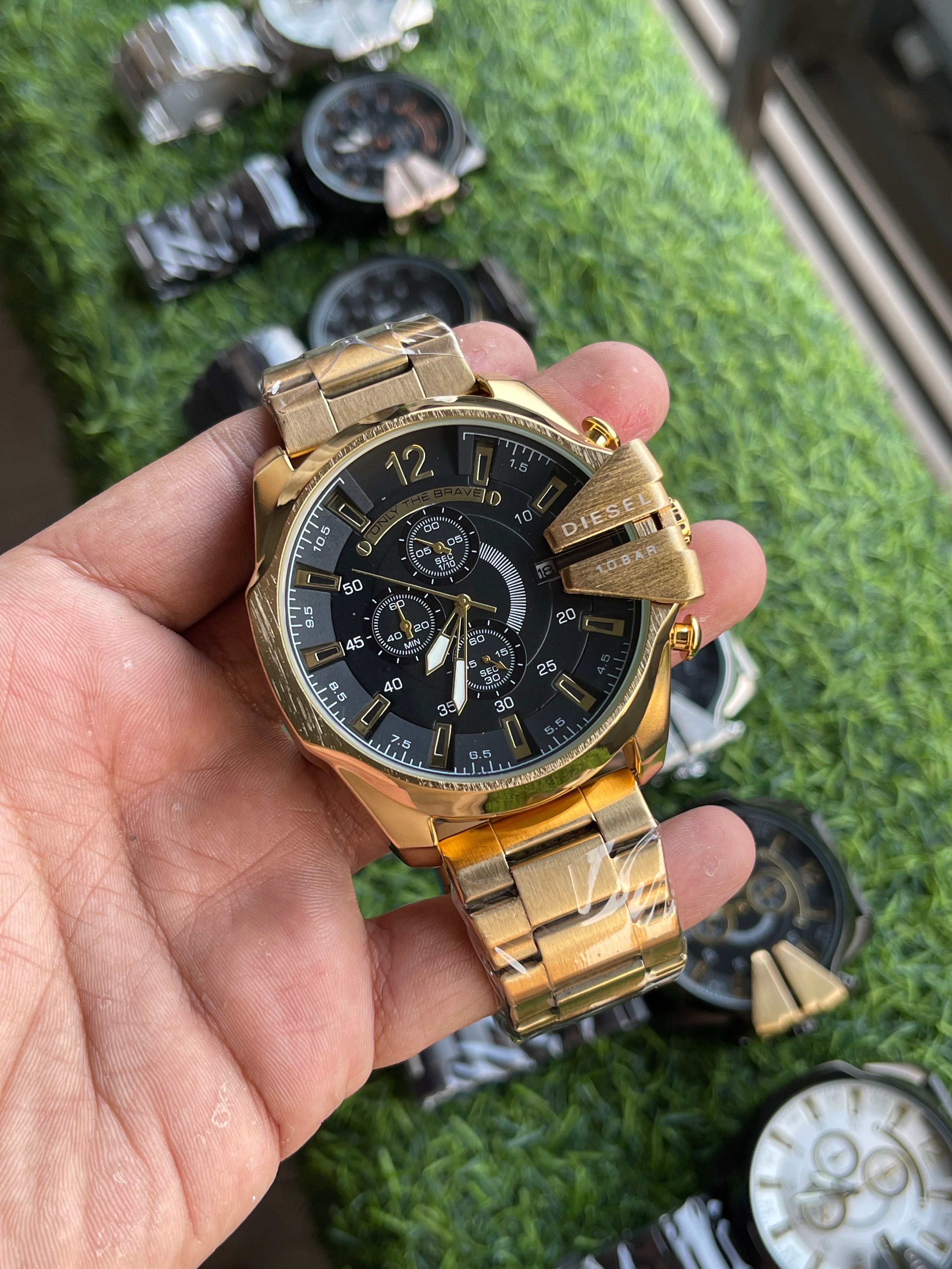 RC Diiesel Gold Chronograph – Bold Luxury Edition – Rehan's Collection