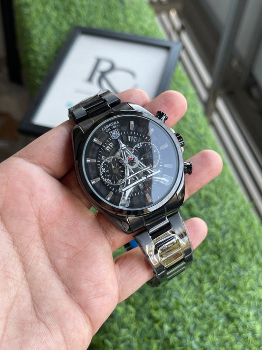 RC TAG Heuerr Carrera Calibre 1887 “Black Steel” Edition
