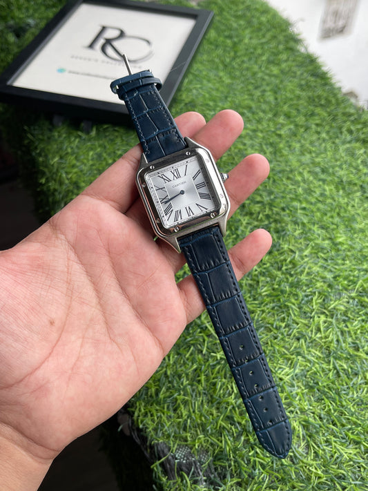 RC X Cartiier Santos-Style Square Luxury Watch