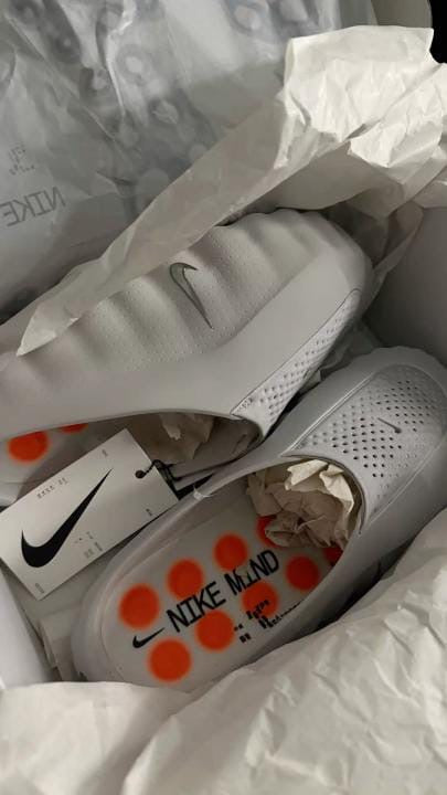 RC Nikee Mind 001 Pregame Mules – Summit White