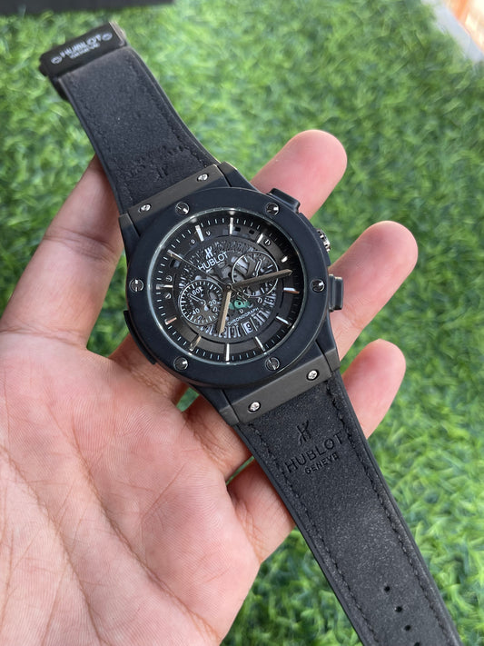 RC Hublt Skeleton Chronograph – Full Black