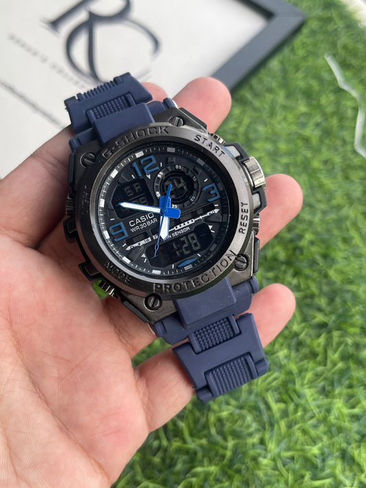 RC X Casiio G-Shock Twin Sensor Analog-Digital Sport Watch