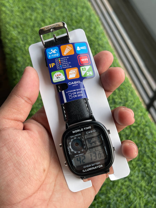 RC Casiio World Time Illuminator Digital Watch