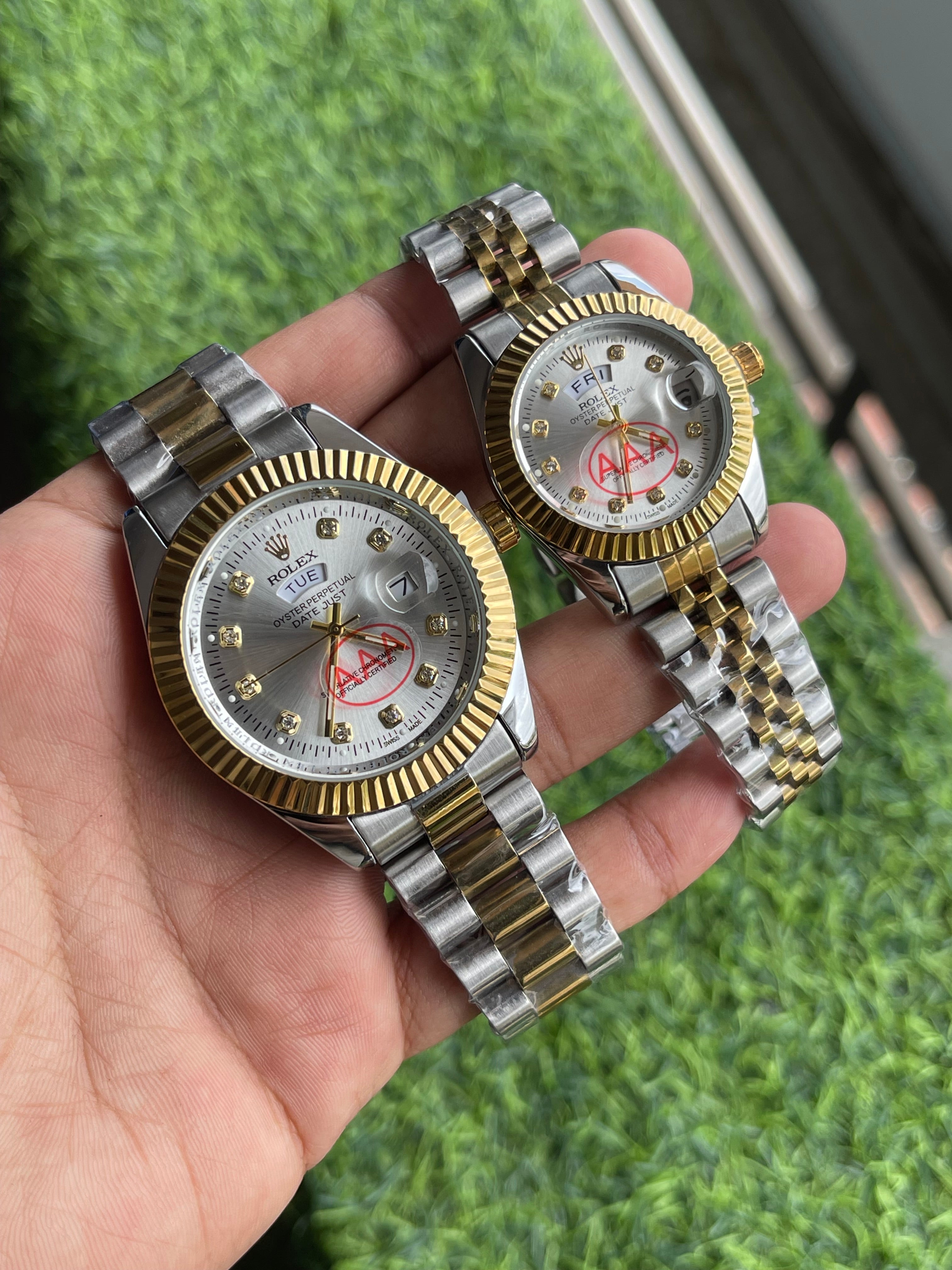 RC Rol*x Day-Date couple premium watch – Rehan's Collection