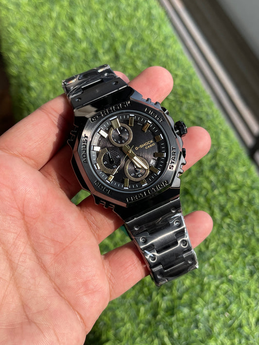 RC Casiio G-Shok Full Metal Silver Chronograph Men’s Watch