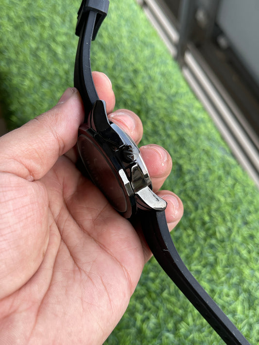 RC Armanii Exchangee (A|X) Automatic – Black Skeleton Dial