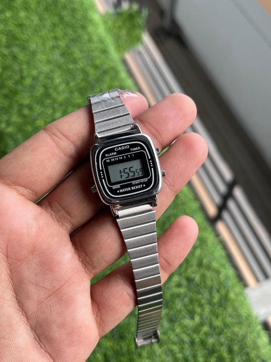RC Casiio Vintage Digital Watch – Unisex Stainless Steel watch