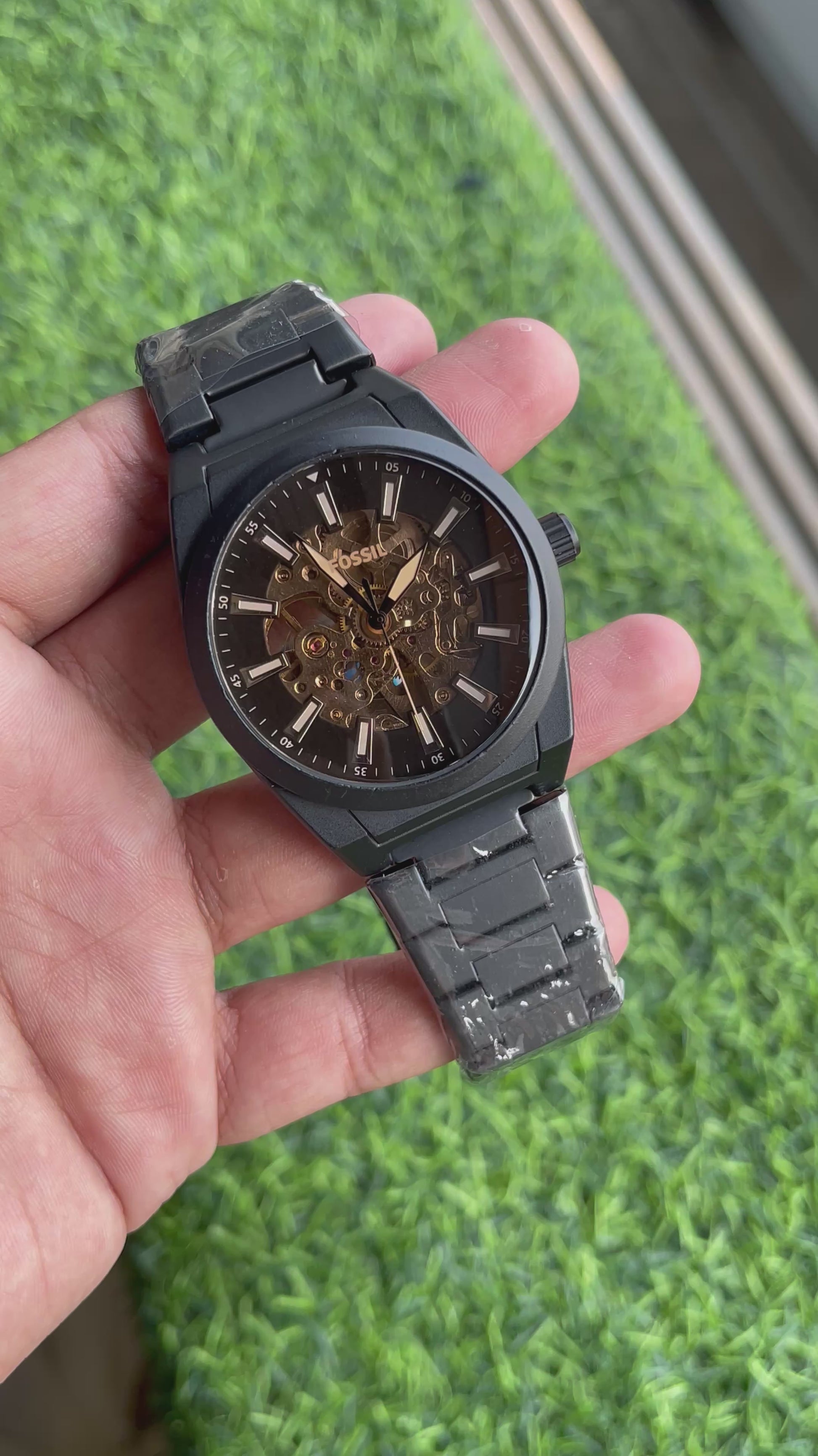 RC Foss*l automatic chain premium watch