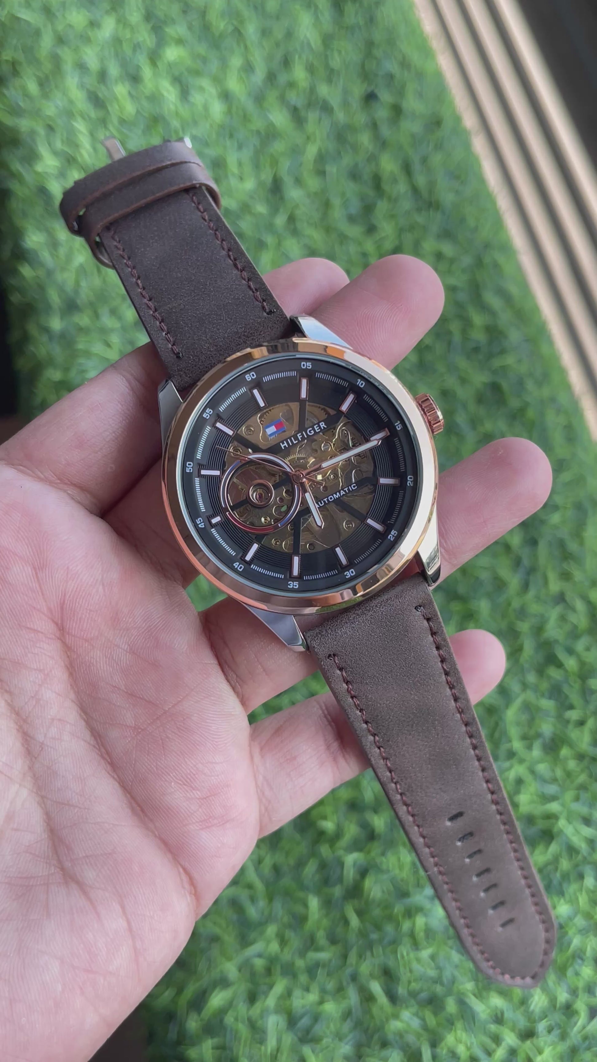 RC Tommy Automatic premium leather watch