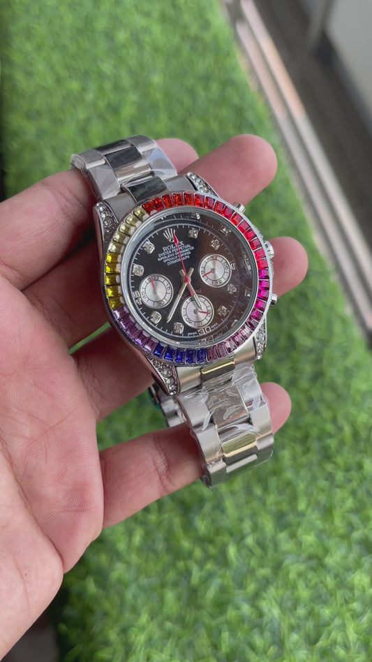 RC RLX Rainbow edition premium quality watch