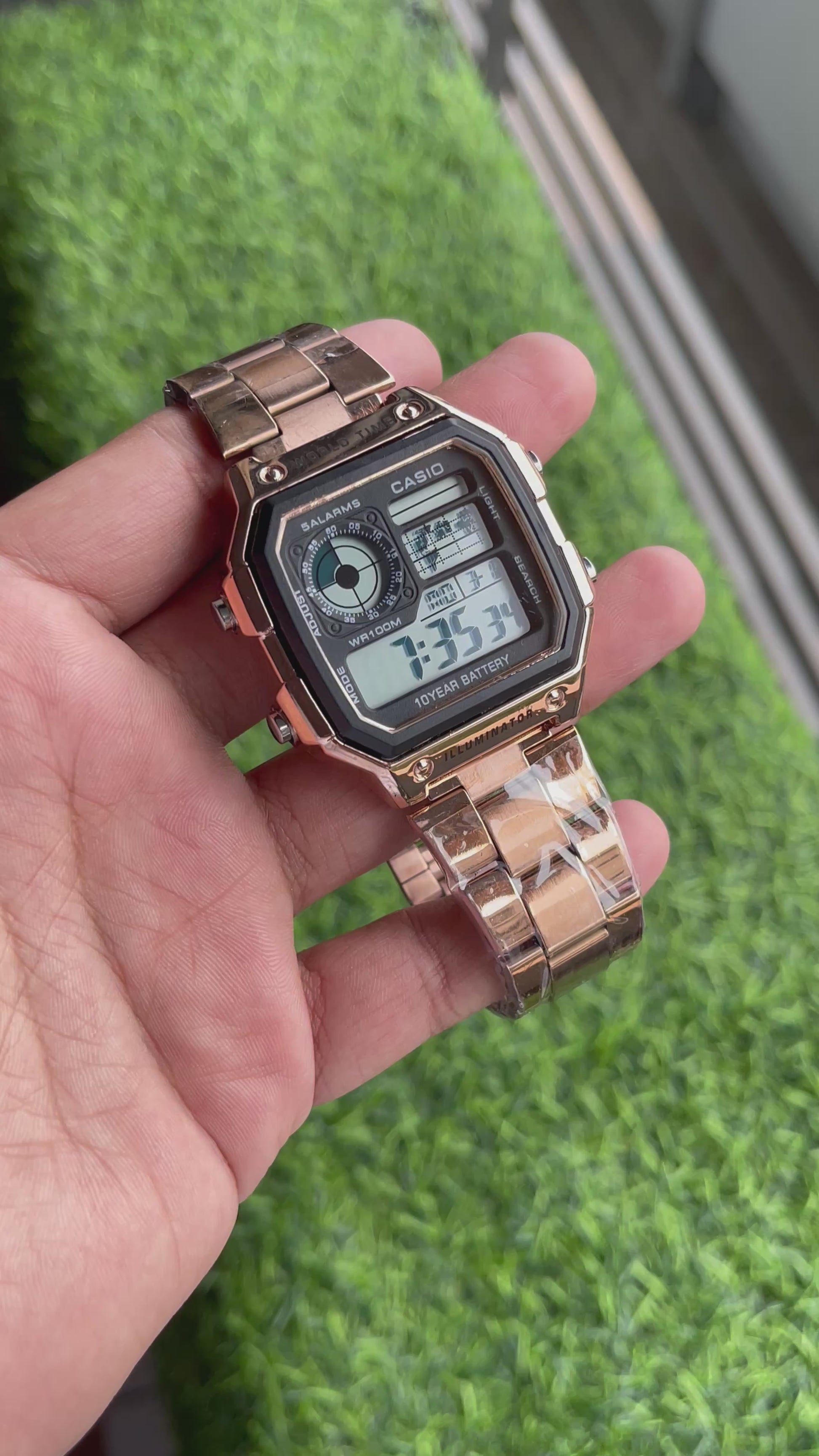 RC Casiio Illuminator chain premium quality watch