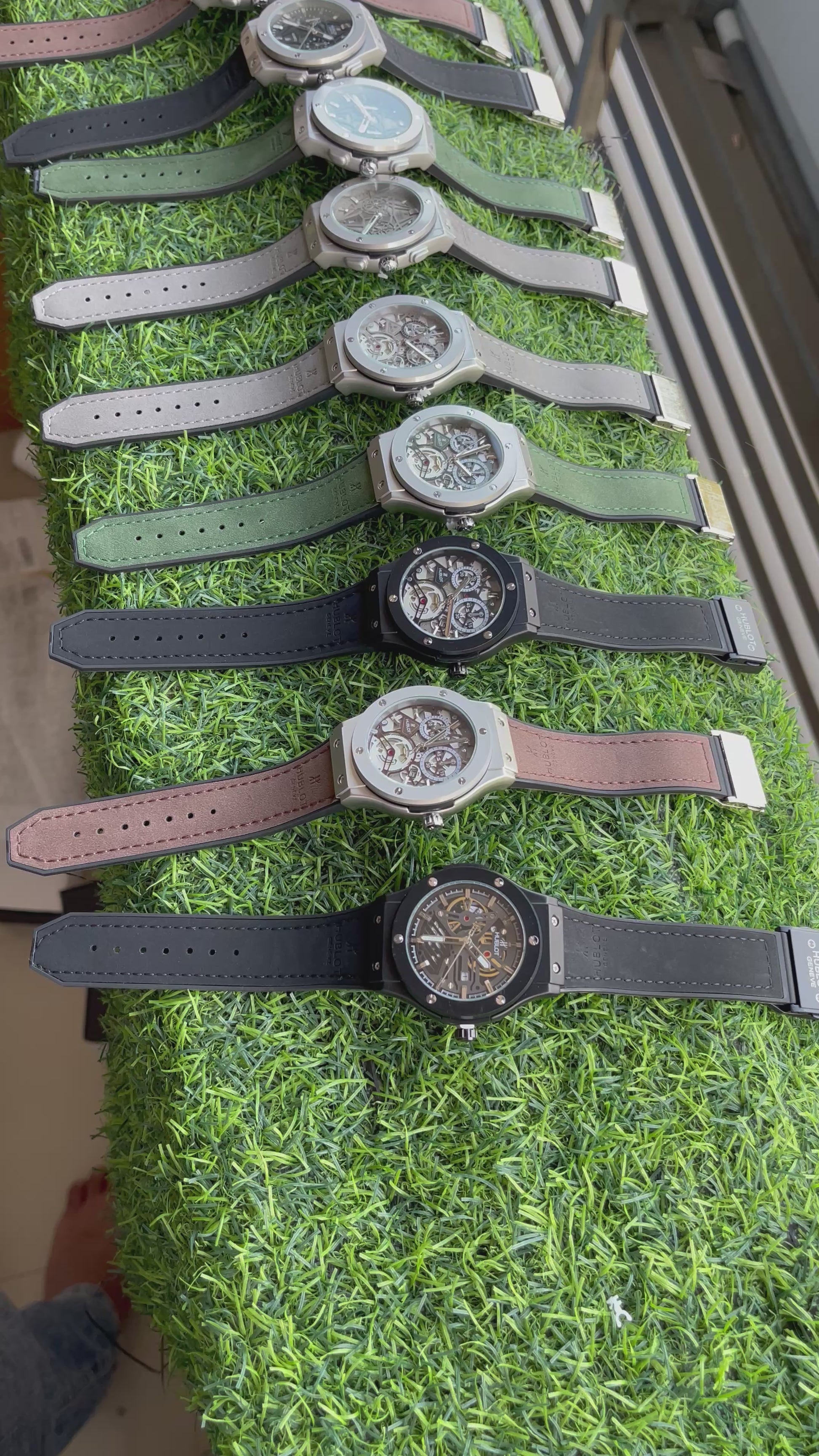 RC Hublt Classic Fusion black Skeleton black Dial