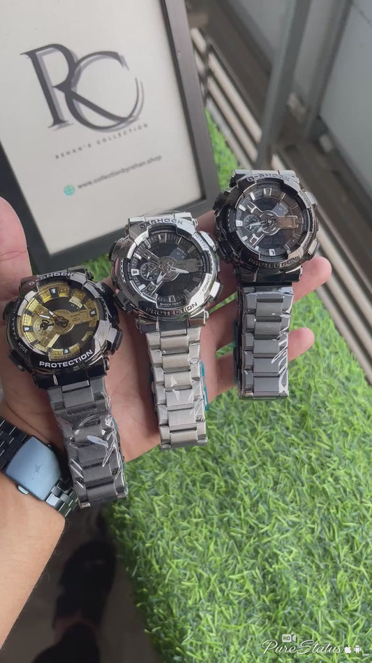 RC G-Shok All-Black Chronograph Watch