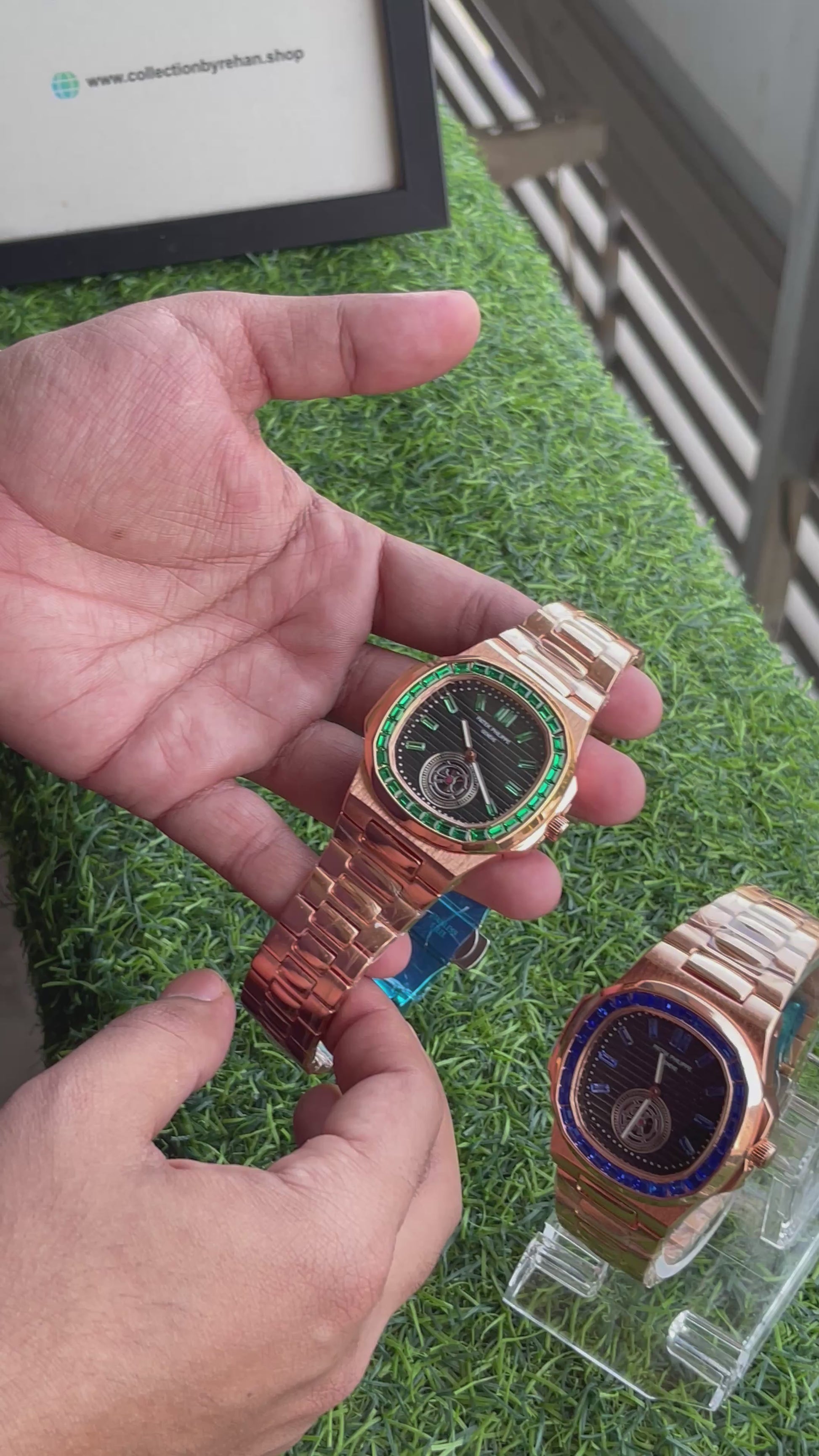 RC Patek Emerald Nautilus Royale Watch