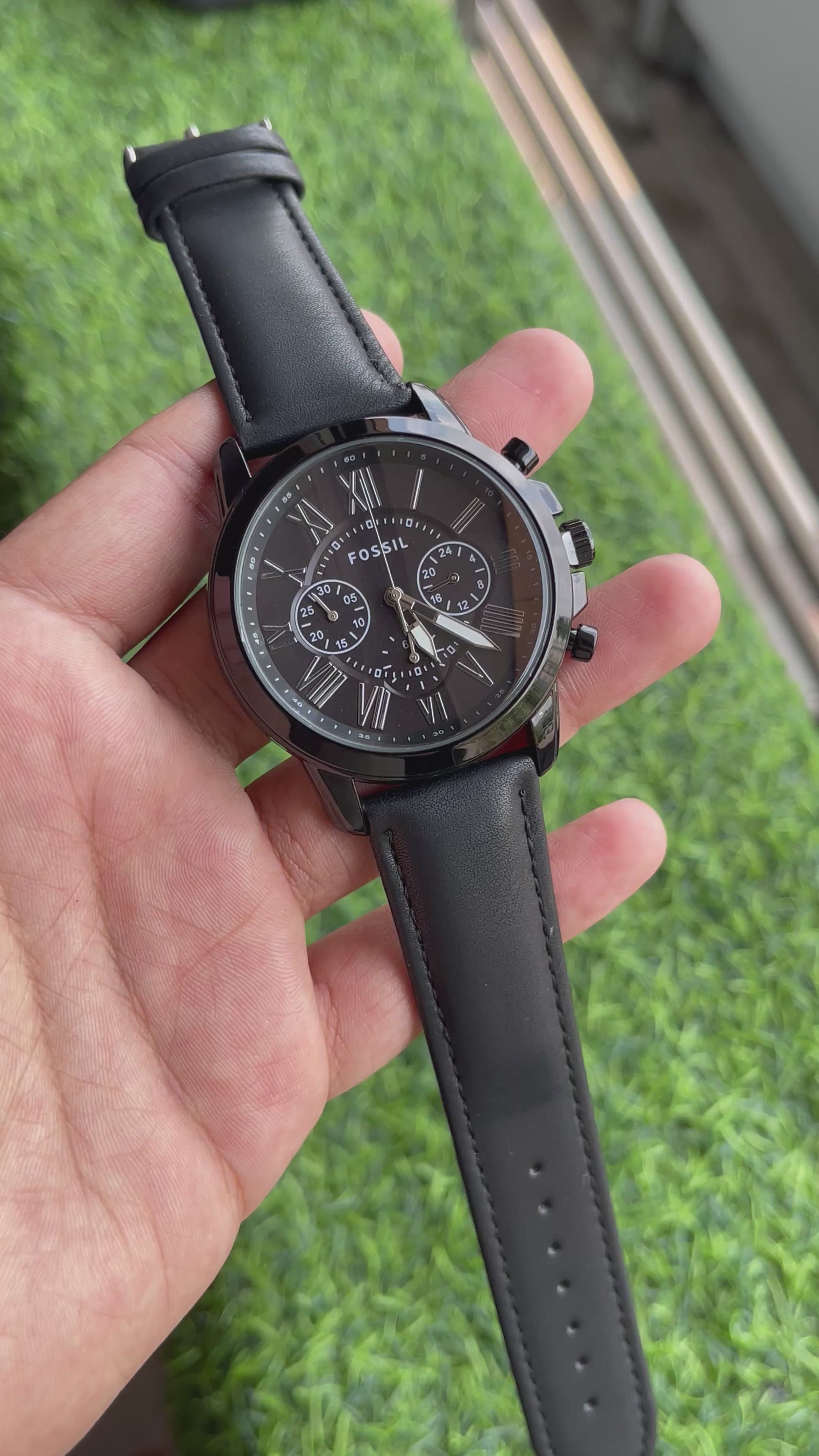 RC Foss*l Strap Grant premium watch