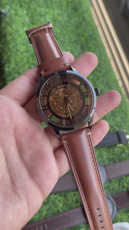 Fossil Automatic leather