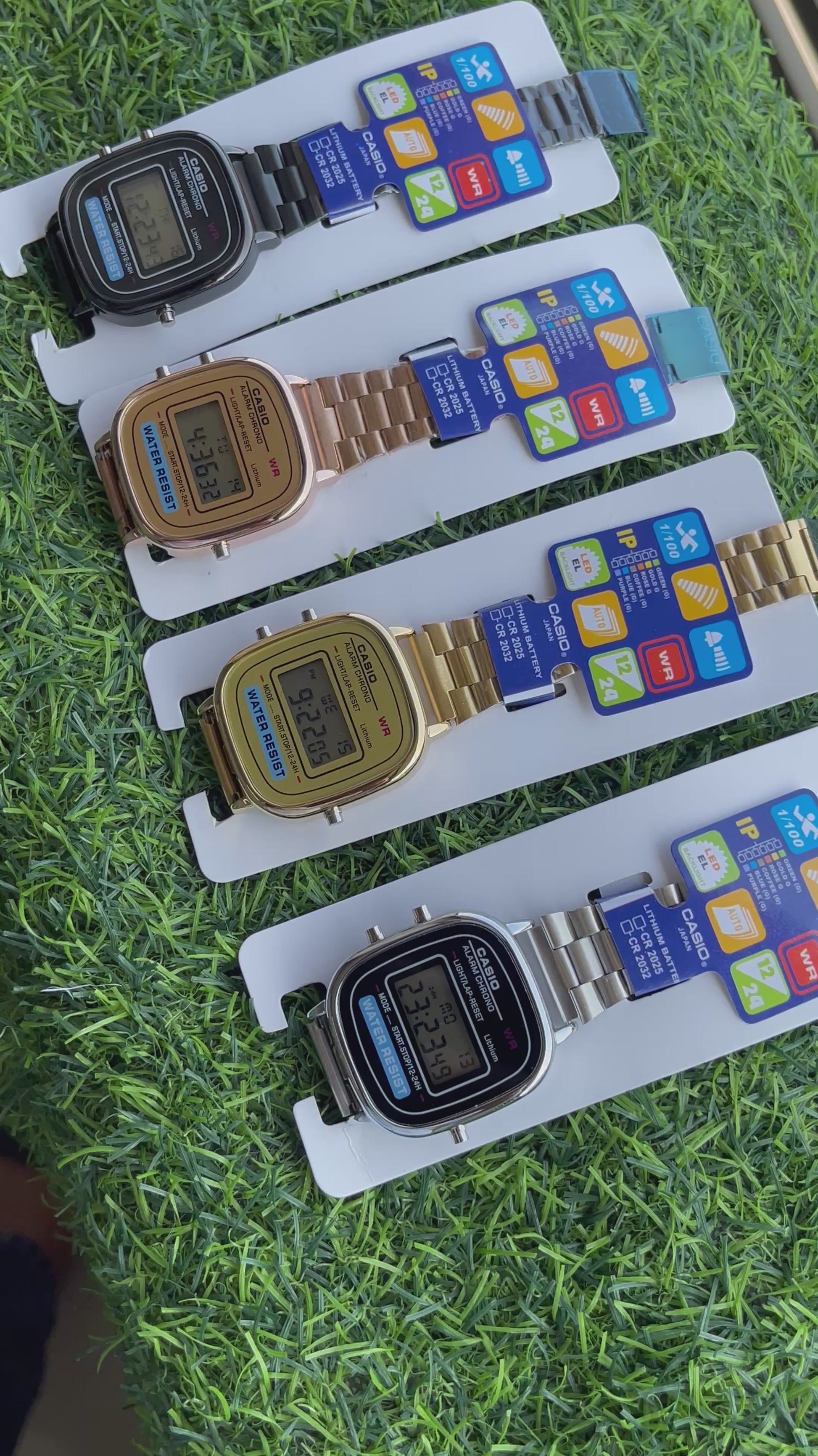 RC Casiio Classic Digital Watch – Silver Edition