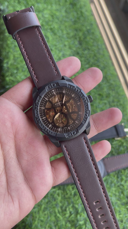 Fossil Automatic leather
