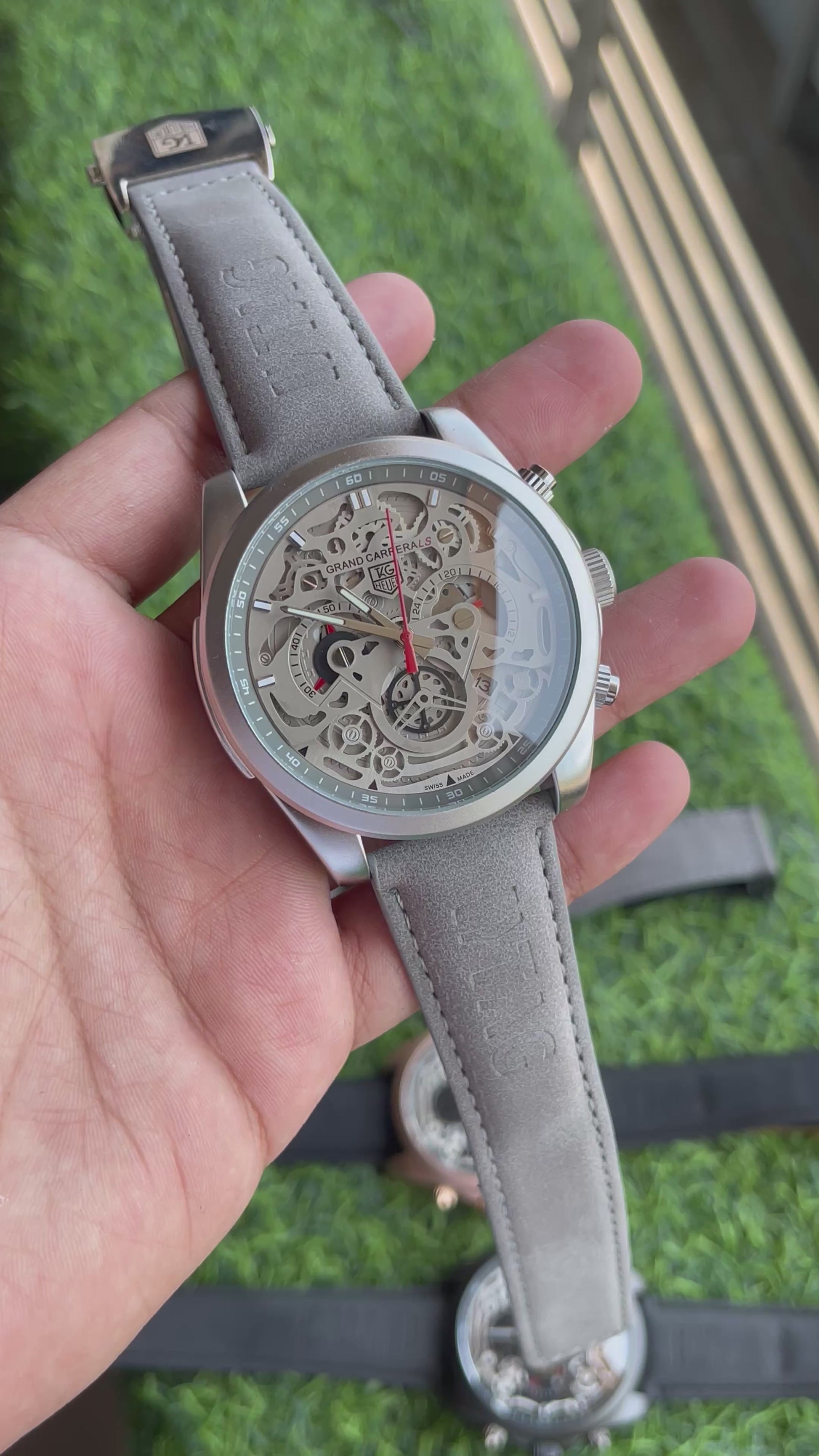 RC TAG CR-7 leather premium watch
