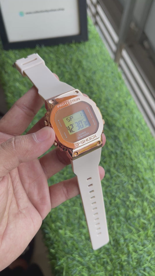 RC Casiio G-Shok GM-5600 Rose Gold Digital Street Edition
