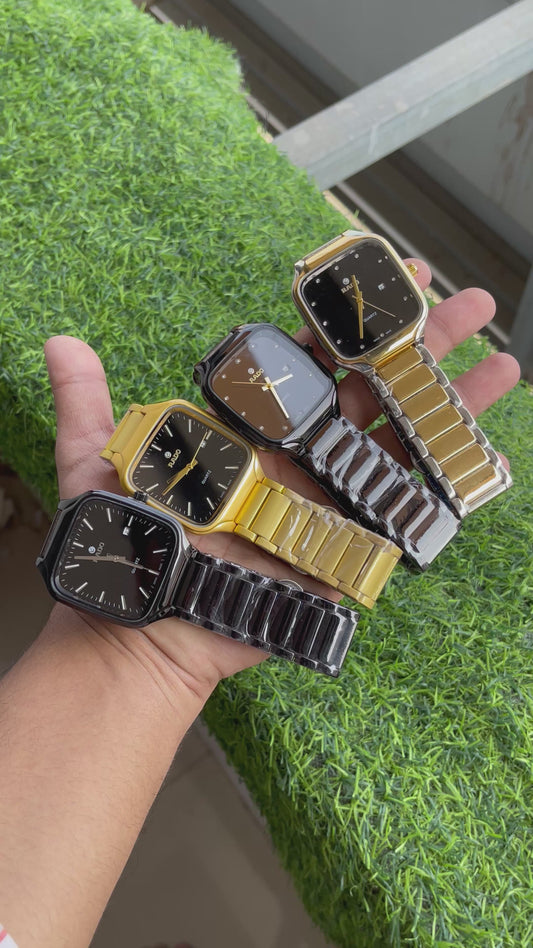 RC RAADO Premium Classic Timepiece – Gold & Black Edition