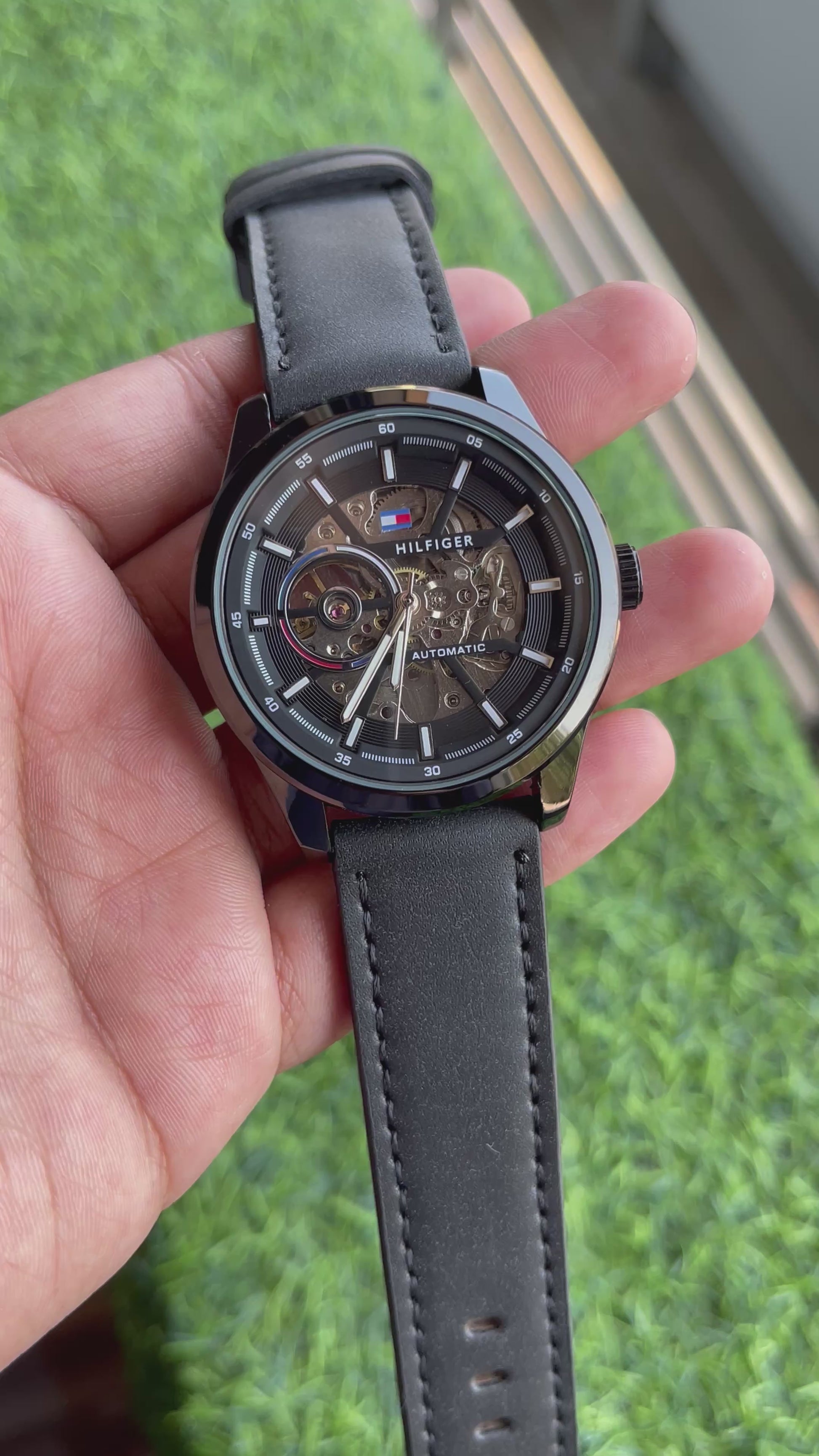 RC Tommy Automatic leather premium watch