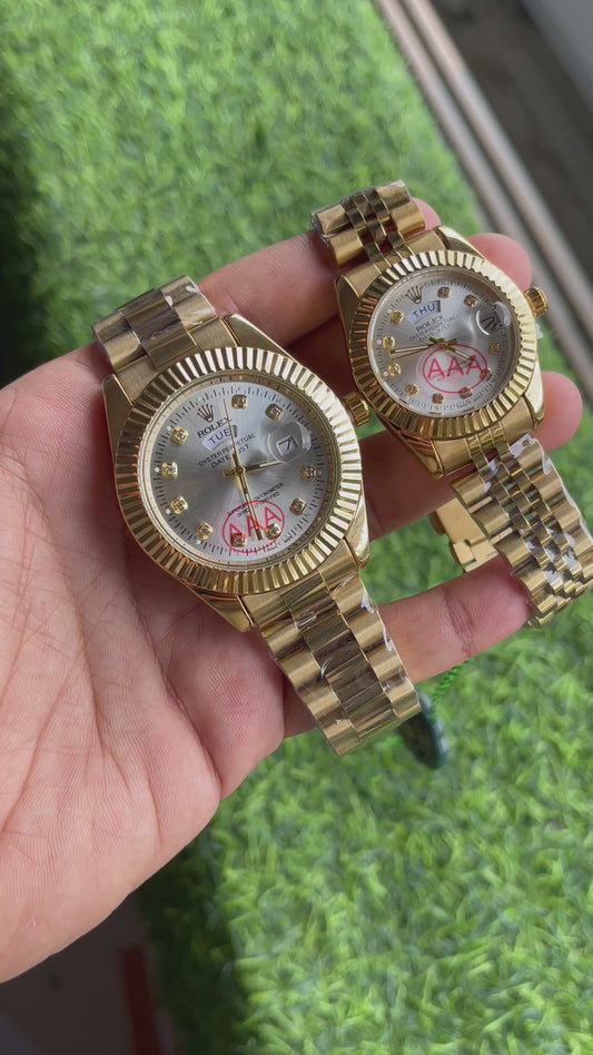 RC Rol*x Day-Date couple premium watch