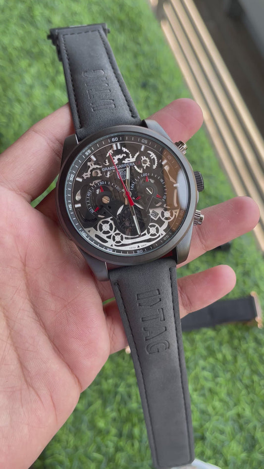 RC TAG CR-7 leather premium watch