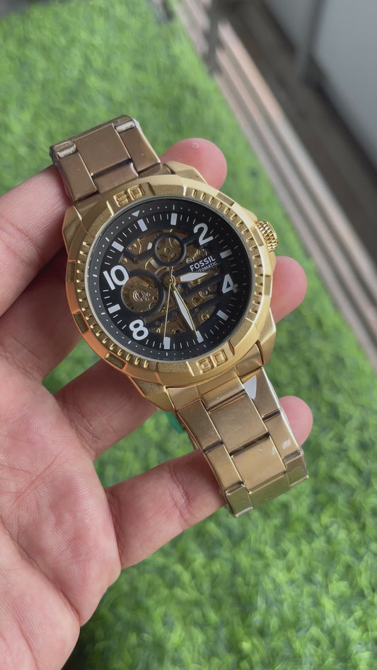 RC Foss*l automatic chain premium watch