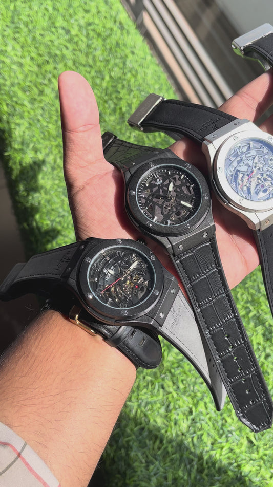 RC Hublt Inspired Classic Skeleton Dial Men’s Luxury Watch