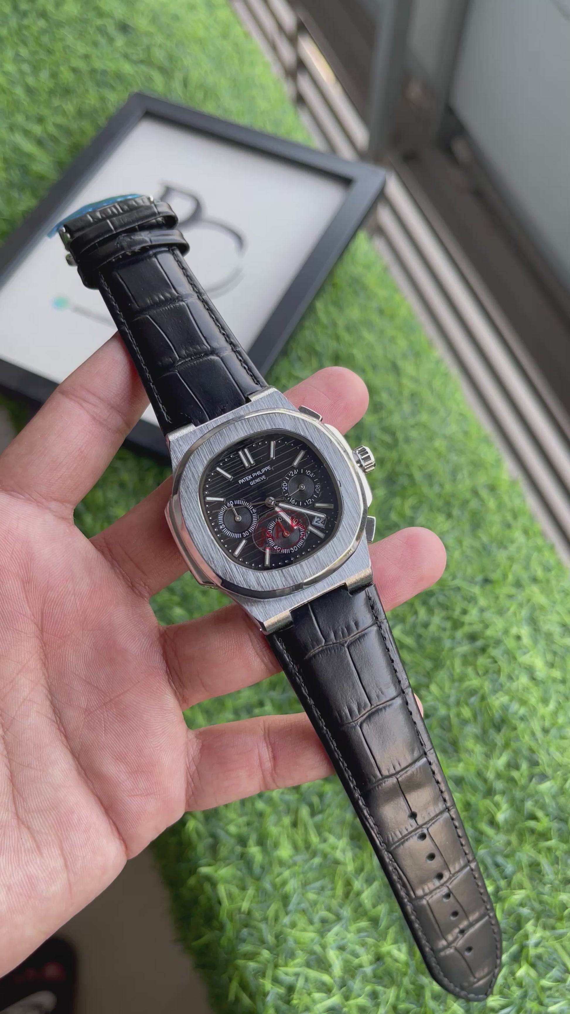 RC Patek Nautilus Chronograph Black Dial Edition
