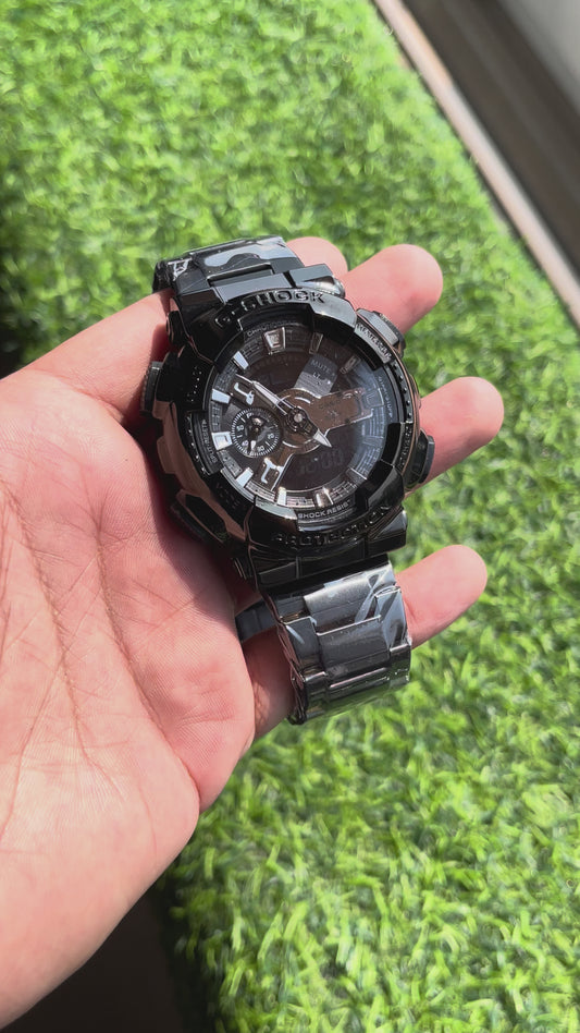 RC Casiio G-Shok Black & Gold Analog-Digital Sports Watch